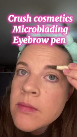 Video review of CRUSH COS 4D Precision Microblading Eyebrow Pen  by 6780a3a678332459c2e847da