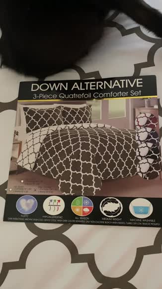 Video review of Elegant Comfort 3-Piece Moroccan Trellis Reversible Comforter Set  by 679fcb3dd806838fc4f869b1