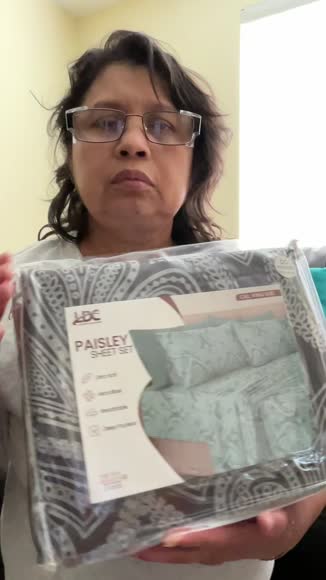 Video review of Lux Decor Collection Paisley California King 6PC Sheet Set – Soft, Wrinkle-Free Microfiber,Deep Pocket Fit  by 678cf15488c7729fb2e4f09c