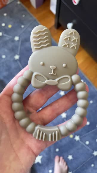 Video review of Sperric Easter Baby Teether Set, Easter Bunny, Carrot, Chicken, Rattle Egg & Easter Basket Teething Toys  by 67df04d03472d024283ecfbc