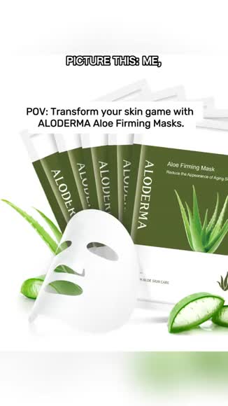 Video review of Aloderma Aloe Firming Mask (Box of 5)  by flip123464