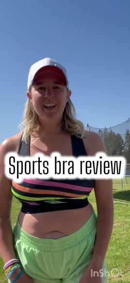 Video review of Worthy Threads Adult Sports Bra  by 6798ee8b793e1abba373254a