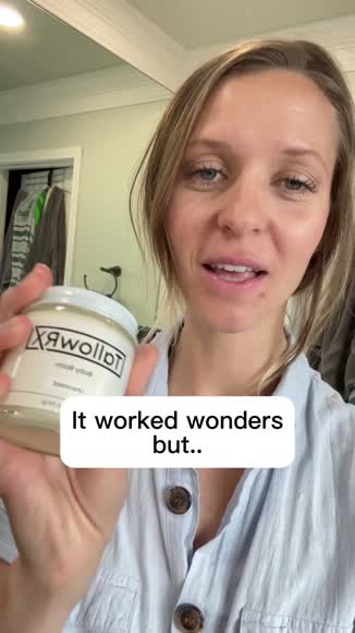 Video review of TallowRx Tallow Baby Balm –  Moisturizing Cream – 4 oz (Unscented)  by 672914221bb80879fd3bdb3e