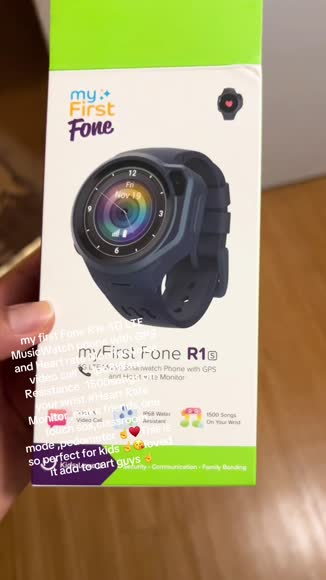 Video review of myFirst 4G Kids Smartwatch With GPS Tracking, Video Call - Round | Fone R1s  by 67730efc1c869d90fc78b2b8