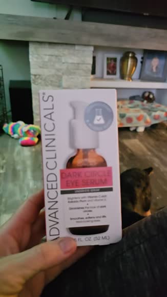 Video review of Advanced Clinicals Dark Circle Eye Serum  by 6796b7de37a06175f096b7b3