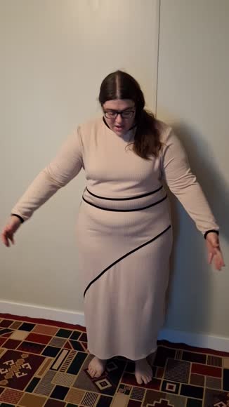 Video review of L I V D Elora Sweater Dress  by 67887bba2b6b711e9f08706b