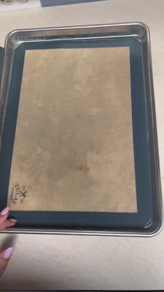 Video review of Zulay Kitchen 2-Pack Non-Stick Silicone Baking Mat Sheets  by almalarios1995