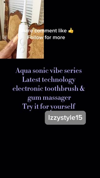 Video review of AquaSonic Aquasonic Vibe Series Ultra-Whitening Toothbrush – ADA Accepted Electric Toothbrush - 8 Brush Heads & Travel Case – 40,000 VPM Motor & Wireless Charging - 4 Modes w Smart Timer  by 678d595ee986182e6048b188