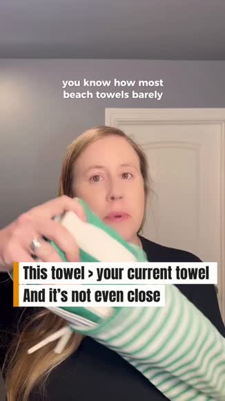 Video review of Green Petition Delmor Fit Bath Towel  by 67624c793b027936145e39cb