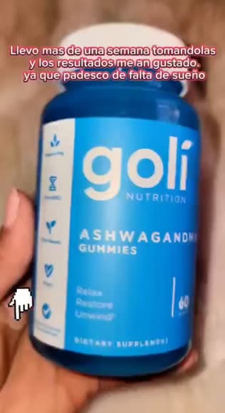 Video review of Goli Nutrition Stress-relief Ashwagandha Gummies with potent KMS-66 Ashwagandha andVitamin D  by cr6123088