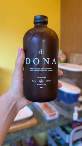 Video review of DONA Masala Chai Concentrate  by 64f4e04e5f27b73cee84481c