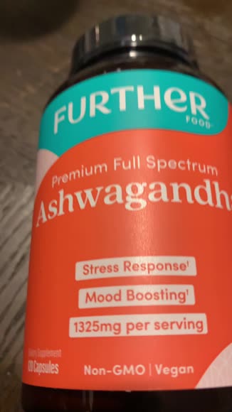 Video review of Further Food Premium Ashwagandha | Organic, 1325mg. Pure Ashwagandha Root with Black Pepper & Avocado Oil for Ultra Absorption. 120 Vegan Capsules. Non-GMO, Gluten Free  by 679293679b7067ba27763cc2