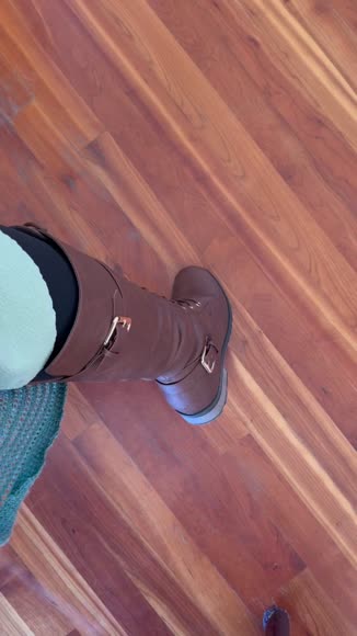 Video review of Shoe Time Womens Knee High Buckle Riding Boots Forever Link Mango 27  by 67c15e9d3e0273a1b47efe46