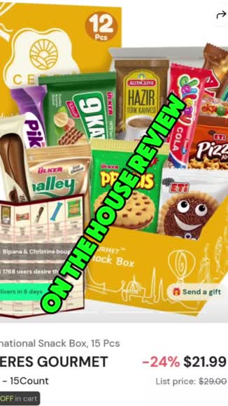 Video review of Ceres Gourmet International Snack Box, 15 Pcs  by 67854e0f317e5d9812f640f2
