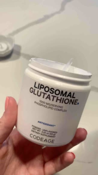 Video review of Codeage Liposomal Glutathione Powder 1000 mg, Antioxidant Blend, Reduced L-Glutathione  by 6nkyx5w5x8