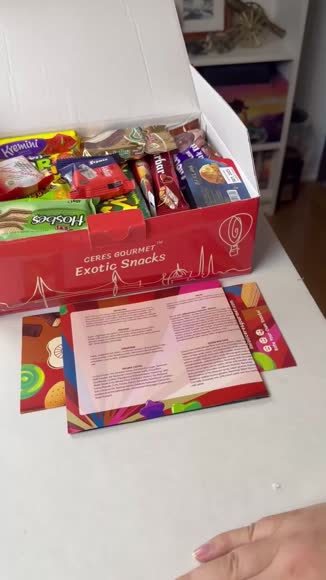 Video review of Ceres Gourmet International Snack Box, 30 Pcs  by 677eb6a681ae8c7cc85c566c