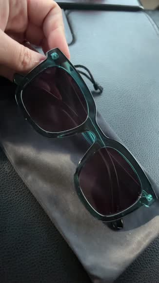 Video review of Blue Gem Sunglasses Crystal Blue Oversized Womens Sunglass  by 6782fdc6563229f821ae6587