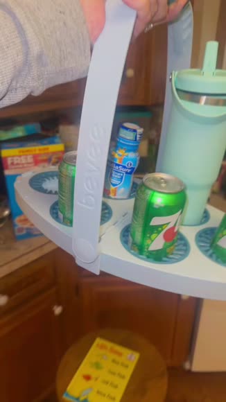 Video review of Bevee 6 Cup Drink Carrier  by 