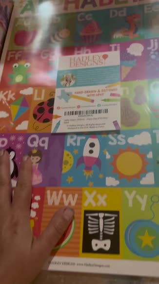 Video review of Hadley Designs Colorful Educational Posters  by 67853f3bda5ba91ee3e56b5f