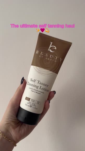 Video review of Beauty by Earth Self Tanner Body Lotion  by dani26072000