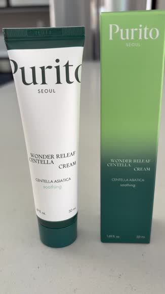 Video review of Purito Seoul Wonder Releaf Centella Cream  by magic0nicetw