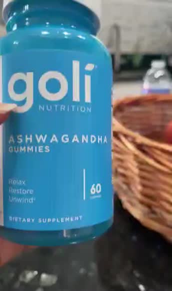 Video review of Goli Nutrition Stress-relief Ashwagandha Gummies with potent KMS-66 Ashwagandha andVitamin D  by cr6123088