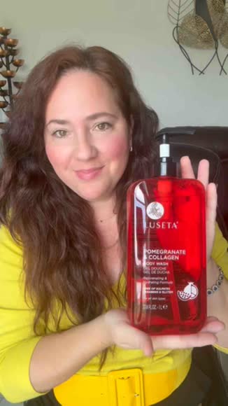 Video review of Luseta Beauty Luseta Pomegranate & Collagen Body Wash 33.8oz  by 678fededf2449dd260fbe213