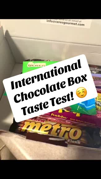 Video review of Ceres Gourmet International Chocolate Variety Box (Midi) - Assorted Exotic Snacks  by 6789b8a21b1fd253b16df524