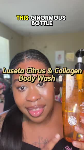 Video review of Luseta Beauty Citrus & Collagen Body Wash  by 67918bade18108bd446eeac6