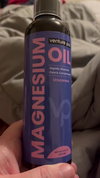 Video review of Venture Pal 100% Pure Magnesium Oil Spray for Sleep & Muscle Relaxation  by 6797ab065beed3dc4b1ad109