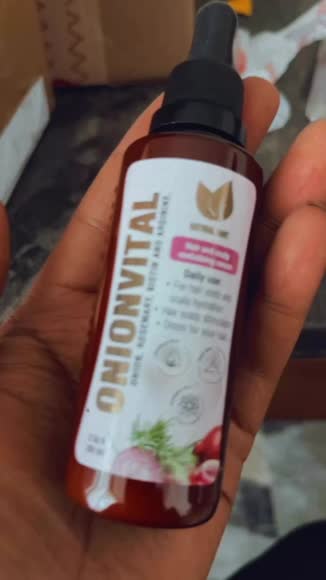 Video review of Natural Sant ONIONVITAL Serum - hair drops (60 ml/2.02 FlOz) - 2 Units  by 678b1a255f21fbabc5b8ada3