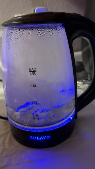 Video review of Zulay Kitchen Premium Glass Electric Kettle - Fast Boiling & Easy-Use Handle  by 6783f4db876eebb4548676ae