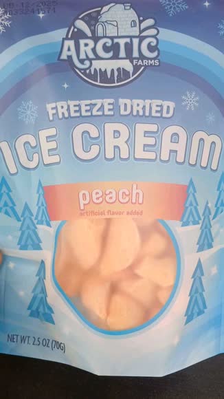 Video review of Arctic Farms Freeze Dried Ice Cream That Does Not Melt (Bits)  by 67982e68a95c8da81a57d575