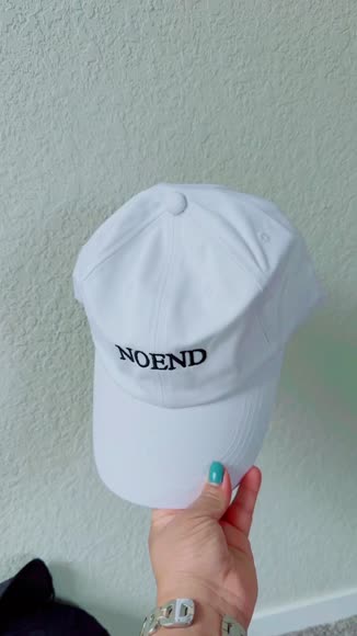 Video review of Noend Denim Women's Classic Noend Six-Panel Cap  by 6773014221649089351b2701