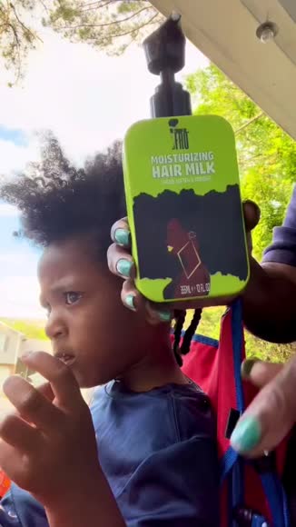 Video review of Pardon My Fro Moisturizing Hair Milk for 4A to 4C Hair  by 677728532164908935503921