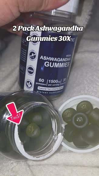 Video review of Vitamatic Ashwagandha 1500mg 60 Vegan Gummies - help reduce stress, anxiety, and promote overall relaxation  by 6781cba93ac97714252311b8