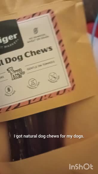 Video review of Tiger Pet Market Gullet Stick Dog Treats  by jhilton1978