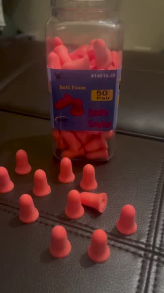 Video review of Work Gloves Depot 32dB Noise Cancelling Foam Ear Plugs Bell Shaped Design  by 67834067f1ffd963a91159e3