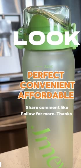 Video review of Glacier Fresh Filter JMEY Air Water Up Bottle With Flavor Pods, 32 Oz Scent Water Cup With Straw  by 678d595ee986182e6048b188