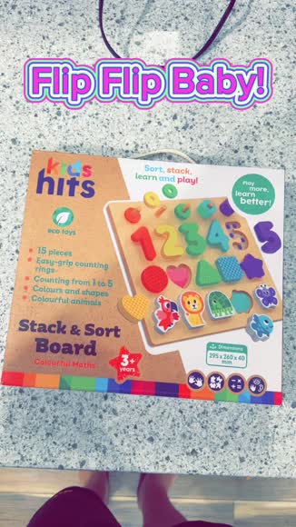 Video review of Kids Hits Colorful Maths - Stack and Sort Board for Fun Learning  by 67a8f9d0cd0596936d035ecc