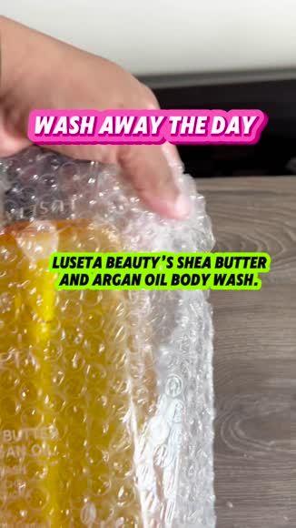 Video review of Luseta Beauty Luseta Shea Butter & Argan Oil Body Wash 33.8oz  by 679a4934fc54033451aaa2a0