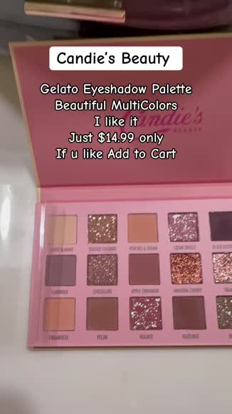 Video review of  Gelato Eyeshadow Palette  by 677b4a757bd0486eceded03c