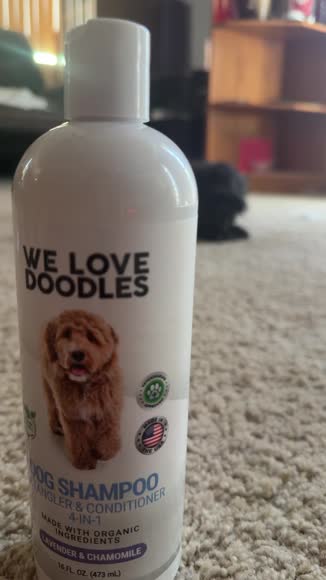 Video review of We Love Doodles USDA Organic 5-in-1 Dog Shampoo: Clean, Detangle, Condition & Moisturize   by 67d12f9a1b4b89458a1e3ccf