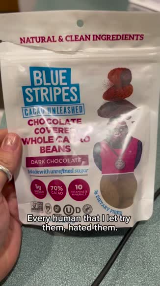 Video review of Blue Stripes DARK CHOCOLATE  by 67a6801fcd0596936dc18205