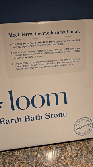 Video review of Blue Loom Terra Diatomaceous Earth Bath Stone Mat - Premium Non-Slip, Ultra-Absorbent, Eco Friendly & Quick-Dry for Your Bathroom  by peppersgardens
