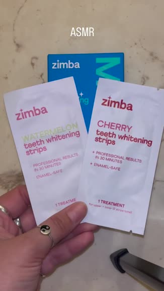 Video review of Zimba Whitening Teeth Whitening Strips  by emilydauley19