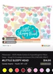 Video review of Little Sleepy Head Pillowcase - 100% Made Cotton & Hypoallergenic Pillow Case - Snug Fit Envelope Enclosure (PILLOWCASE ONLY)  by 