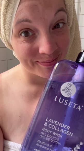 Video review of Luseta Beauty Luseta Lavender & Collagen Body Wash 33.8oz  by 6793b40ee125ced934a03bbd