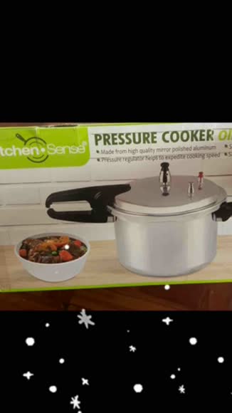 Video review of J&V TEXTILES Aluminum Pressure Cookers  by 659c3496613d7a81b1cd05e5