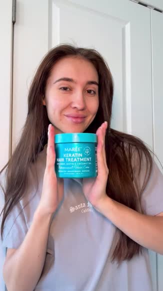 Video review of Maree Keratin Mask for Damaged Hair  by supportservice